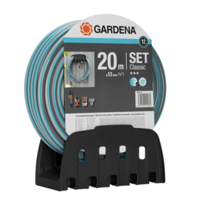 GARDENA Wall Hose Bracket with hose